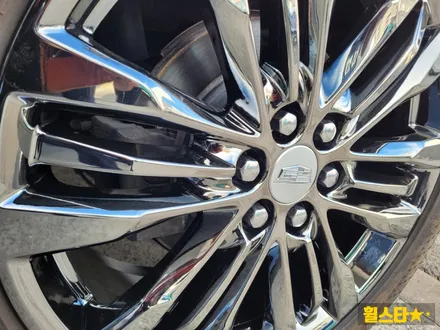 캐딜락 XT5 20인치 순정휠 티탄크롬 시공후기 | 부산 휠복원 전문 휠스타 / 부산 사상 학장동