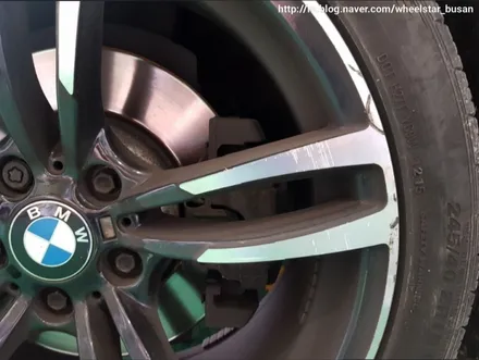 [부산 휠수리][부산 휠복원]BMW 520d F10 19인치 다이아몬드컷팅 휠복원 휠수리 휠도색비용 _wheelstar / 부산 사상 학장동