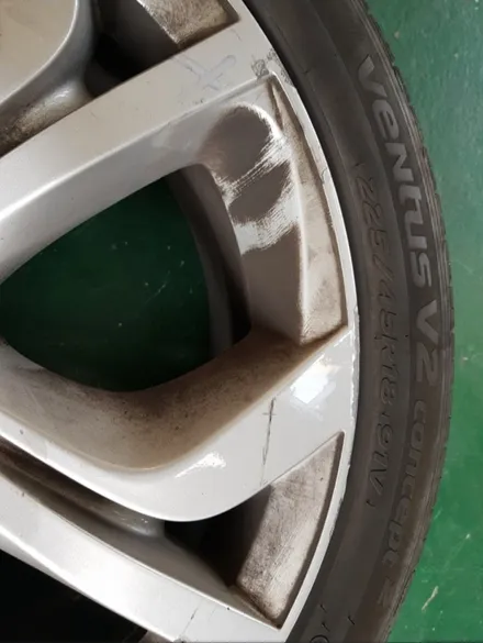 [부산 휠수리][부산 휠복원]르노삼성 SM7 18인치 휠복원 휠수리 휠도색비용 _wheelstar / 부산 사상 학장동
