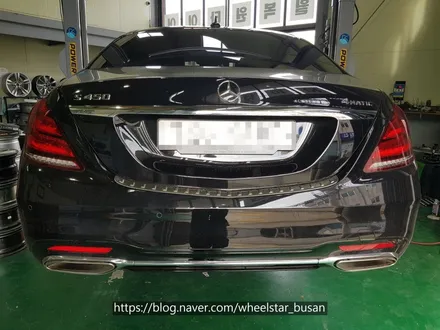 [[부산 휠복원][부산 휠수리]]벤츠S450 20인치 순정휠 블랙다이아몬드컷팅시공 휠복원 휠수 리휠도색비용 _wheelstar / 부산 사상 학장동
