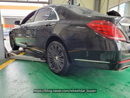 [[부산 휠수리][부산 휠도색]]벤츠 S560 W222 20인치 순정휠 티탄 크롬 시공 휠복원 휠수리휠도색비용 _wheelstar / 부산 사상 학장동