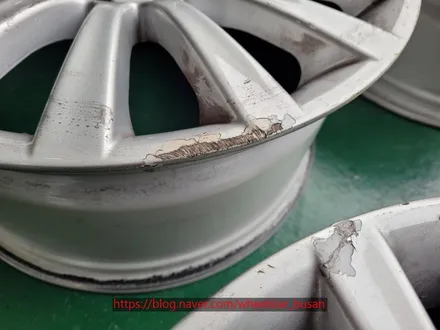 [[부산 휠수리][부산 휠도색]]BMW 740d 19인치 고스트실버시공 휠복원 휠수리휠도색비용 _wheelstar / 부산 사상 학장동