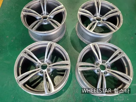 [[부산 휠복원][부산 휠도색]]BMW F10 M5 20인치순정휠 블랙유광 부산휠복원 부산휠수리 부산휠도색비용 _wheelstar / 부산 사상 학장동