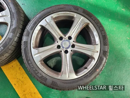 [[부산 휠수리][부산 휠도색]]벤츠 E220d W212 18인치 순정휠 하이퍼블랙 시공 부산휠복원 부산휠수리 부산휠도색비용 _wheelstar / 부산 사상 학장동