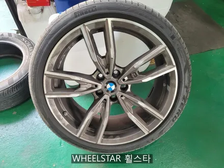 [[부산 휠도색][부산 휠복원]]BMW G22 430i 19인치 792M 순정휠 다이아몬드컷팅 시공 휠복원 휠수리 휠도색비용_wheelstar / 부산 사상 학장동