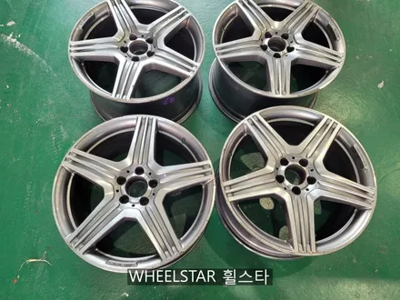 벤츠 CLS63 W218 19인치 순정휠 다이아몬드컷팅 시공 [부산휠복원 부산휠수리 부산휠도색비용]_wheelstar / 부산 사상 학장동
