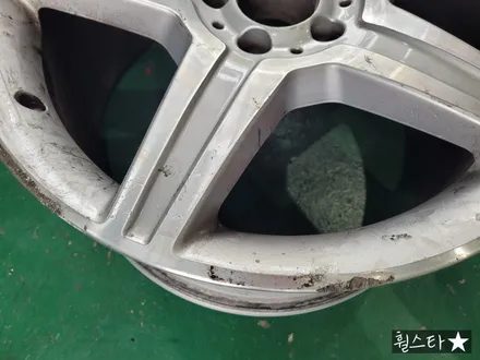 [티탄크롬][부산 휠복원][부산 휠도색]벤츠 S500 순정휠 19인치 티탄크롬 시공[부산휠수리 부산휠도색 부산휠복원비용] / 부산 사상 학장동