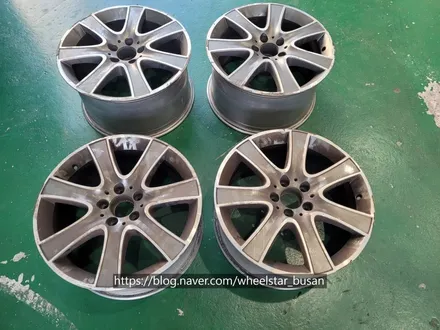 [부산 휠스타][부산 휠복원][부산 휠도색]벤츠S350d W222 순정휠 18인치 블랙유광시공[부산휠도색 부산휠복원 부산휠수리비용]_wheelstar / 부산 사상 학장동