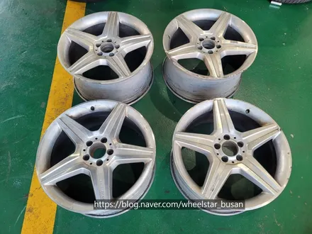 [부산 휠스타][부산 휠복원][부산 휠도색]벤츠S350d W222 순정휠 19인치 하이퍼블랙시공[부산휠도색 부산휠복원 부산휠수리비용]_wheelstar / 부산 사상 학장동