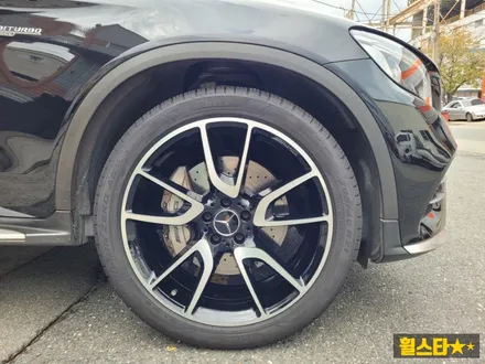 부산 휠복원 전문 휠스타 | 벤츠GLC 43AMG 21인치 블랙 다이아몬드 컷팅 시공후기 / 부산 사상 학장동