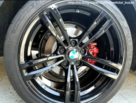 [부산 휠복원][부산 휠도색]BMW GT 19인치 순정휠 블랙유광 시공 휠복원 휠수리 휠도색비용 _wheelstar / 부산 사상 학장동