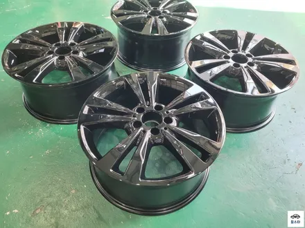 [부산 휠도색][부산 휠복원][부산 휠수리]벤츠 E300 W212 순정휠 18인치 블랙유광 시공[부산휠수리 부산휠복원 부산휠도색비용]_wheelstar / 부산 사상 학장동