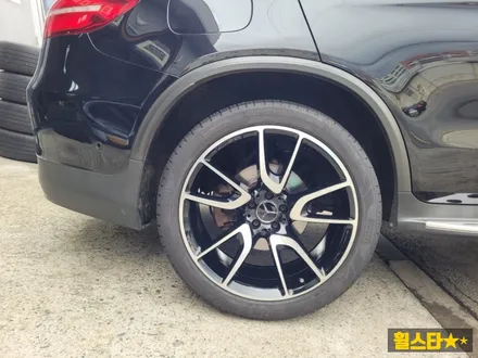 부산 휠복원 전문 휠스타 | 벤츠GLC 43AMG 21인치 블랙 다이아몬드 컷팅 시공후기 / 부산 사상 학장동