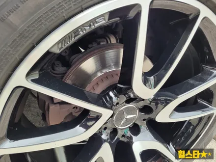 부산 휠복원 전문 휠스타 | 벤츠GLC 43AMG 21인치 블랙 다이아몬드 컷팅 시공후기 / 부산 사상 학장동