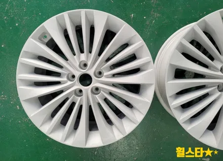 부산 휠복원 잘하는곳 휠스타 | 기아 K7 19인치 순정휠 고스트실버 시공후기 휠복원성지 / 부산 사상 학장동