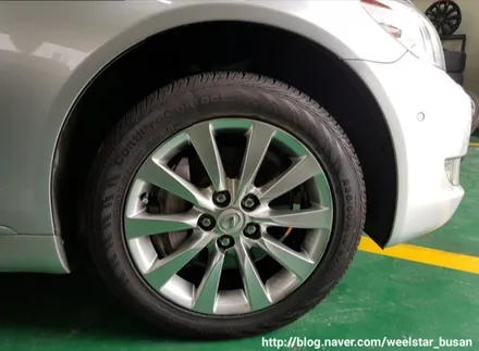 [[부산 휠복원][부산 휠수리]]렉서스 LS460 순정휠 18인치 하이그로시작업 휠복원 휠수리 휠도색비용 _wheelstar / 부산 사상 학장동