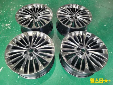 부산 휠복원 잘하는곳 휠스타 | 기아 K7 19인치 순정휠 고스트실버 시공후기 휠복원성지 / 부산 사상 학장동