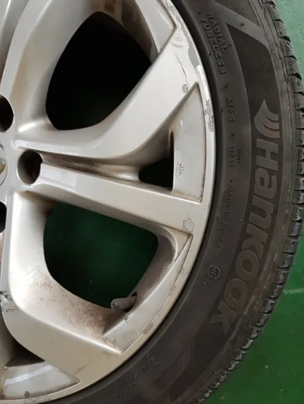 [부산 휠수리][부산 휠복원]르노삼성 SM7 18인치 휠복원 휠수리 휠도색비용 _wheelstar / 부산 사상 학장동