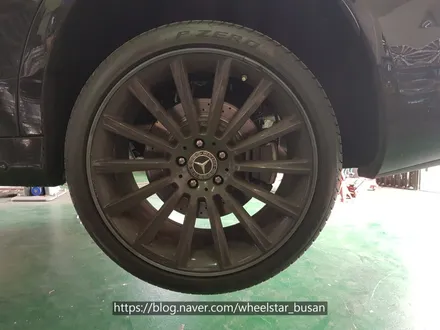 [[부산 휠복원][부산 휠수리]]벤츠S450 20인치 순정휠 블랙다이아몬드컷팅시공 휠복원 휠수 리휠도색비용 _wheelstar / 부산 사상 학장동