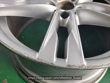[[부산 휠도색][부산 휠수리]]BMW 640d 20인치 블랙유광시공 휠복원 휠수리 휠도색비용_wheelstar / 부산 사상 학장동