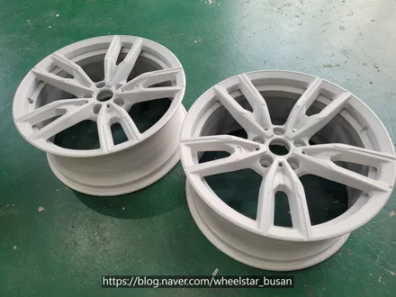 [[부산 휠복원][부산 휠수리]]BMW 340i G20 792M 19인치 순정휠 블랙유광시공 부산휠복원 부산휠수리 부산휠도색비용 _wheelstar / 부산 사상 학장동