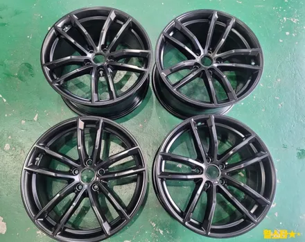부산 휠복원 추천 휠스타 | BMW G30 662m휠 블랙잭 중고휠판매 / 부산 사상 학장동