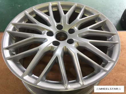 [부산휠복원] [부산휠수리]아우디A6 순정휠 실버 휠복원 휠수리 휠도색비용_wheelstar / 부산 사상 학장동