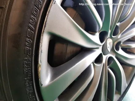[부산 휠수리][부산 휠복원]현대 제네시스 19인치 순정휠 휠복원 휠수리 휠도색비용 _wheelstar / 부산 사상 학장동