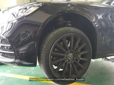 [[부산 휠복원][부산 휠수리]]벤츠S450 20인치 순정휠 블랙다이아몬드컷팅시공 휠복원 휠수 리휠도색비용 _wheelstar / 부산 사상 학장동