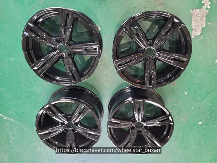 [[부산 휠도색][부산 휠수리]]BMW 420i 18인치 블랙유광시공 휠복원 휠수리 휠도색비용_wheelstar / 부산 사상 학장동
