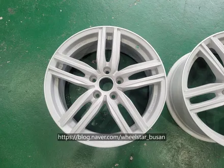 [블랙유광][부산 휠복원][부산 휠도색]BMW 미니쿠퍼 ATS휠 17인치 블랙유광시공[부산휠도색 부산휠복원 부산휠수리비용]_wheelstar / 부산 사상 학장동