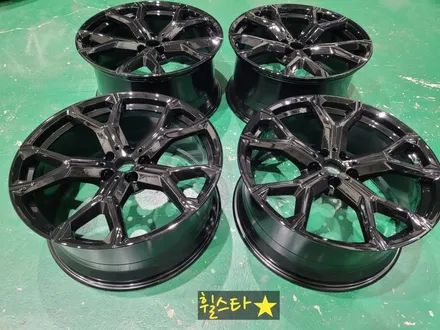 [블랙하이그로시][부산 휠복원][부산 휠수리]BMW X6 G06 21인치 741M 블랙하이그로시 시공[부산휠수리 부산휠복원 부산휠도색비용]_wheelstar / 부산 사상 학장동