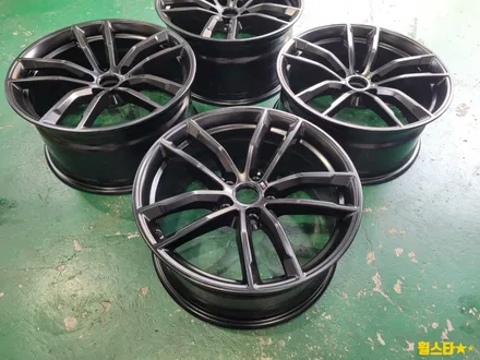 부산 휠복원 추천 휠스타 | BMW G30 662m휠 블랙잭 중고휠판매 / 부산 사상 학장동