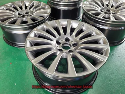 [[부산 휠수리][부산 휠도색]]BMW 740d 19인치 고스트실버시공 휠복원 휠수리휠도색비용 _wheelstar / 부산 사상 학장동