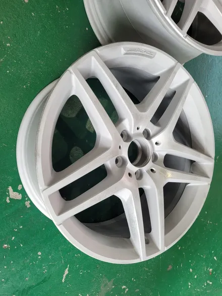 벤츠 S350d W222 19인치 순정휠 블랙다이아몬드컷팅 시공 [부산휠복원 부산휠수리 부산휠도색비용]_wheelstar / 부산 사상 학장동