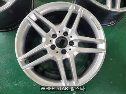 벤츠 E350 W212 18인치 순정휠 하이퍼블랙 시공 [부산휠복원 부산휠수리 부산휠도색비용]_wheelstar / 부산 사상 학장동