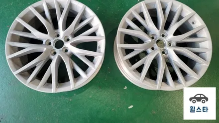렉서스 RX 450 하이브리드 20인치 순정휠 블랙 크롬 시공 [부산휠복원 부산휠수리 부산휠도색비용]_wheelstar / 부산 사상 학장동