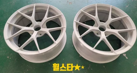 [부산휠복원 부산휠수리] 스티어 19인치 포지드휠 블랙 하이그로시 시공  후기 – 실물 보고 감탄했습니다! / 부산 사상 학장동