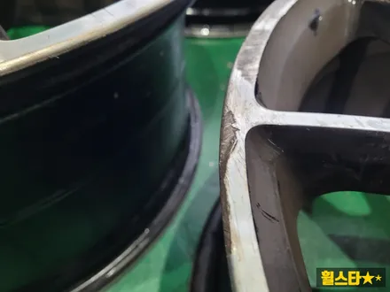 부산 휠복원 전문 휠스타 | 벤츠GLC 43AMG 21인치 블랙 다이아몬드 컷팅 시공후기 / 부산 사상 학장동