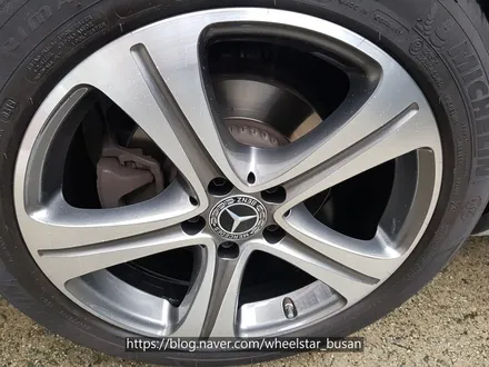 [[부산 휠복원][부산 휠도색]]벤츠E300 W213 18인치 순정휠 다이아몬드컷팅시공 휠복원 휠수리휠도색비용 _wheelstar / 부산 사상 학장동