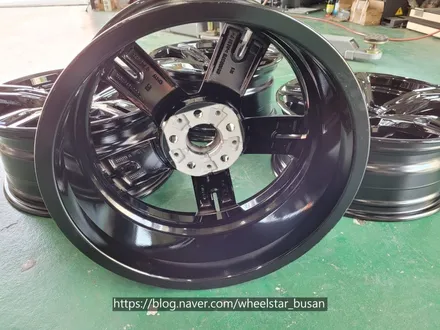 [[부산 휠도색][부산 휠수리]]BMW 420i 18인치 블랙유광시공 휠복원 휠수리 휠도색비용_wheelstar / 부산 사상 학장동