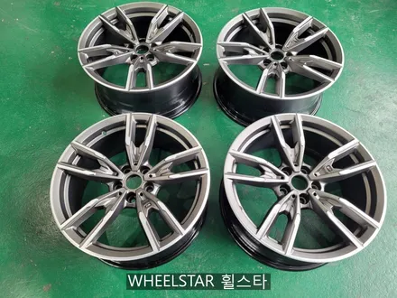 [[부산 휠도색][부산 휠복원]]BMW G22 430i 19인치 792M 순정휠 다이아몬드컷팅 시공 휠복원 휠수리 휠도색비용_wheelstar / 부산 사상 학장동