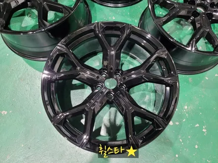 [블랙하이그로시][부산 휠복원][부산 휠수리]BMW X6 G06 21인치 741M 블랙하이그로시 시공[부산휠수리 부산휠복원 부산휠도색비용]_wheelstar / 부산 사상 학장동
