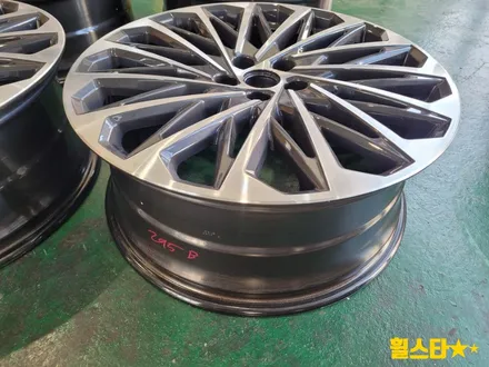 부산 휠도색 전문 휠스타 | 싼타페 MX5 20인치 순정휠 블랙잭 시공 -결과는 대만족! / 부산 사상 학장동