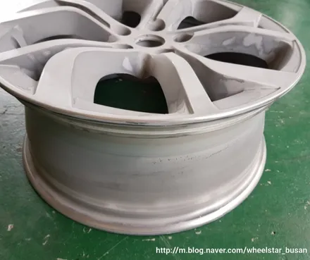 [부산 휠수리][부산 휠복원]르노삼성 SM7 18인치 휠복원 휠수리 휠도색비용 _wheelstar / 부산 사상 학장동