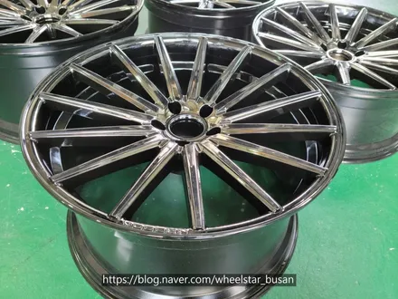 [[부산 크롬휠도색][부산 휠수리]]BMW X6 보센 정품휠 22인치 블랙크롬 시공 휠복원 휠수리휠도색비용 _wheelstar / 부산 사상 학장동