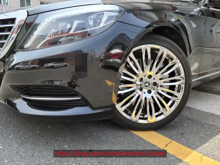 [[부산 휠수리][부산 휠도색]]벤츠 S560 W222 20인치 순정휠 화이트 크롬 시공 휠복원 휠수리휠도색비용 _wheelstar / 부산 사상 학장동