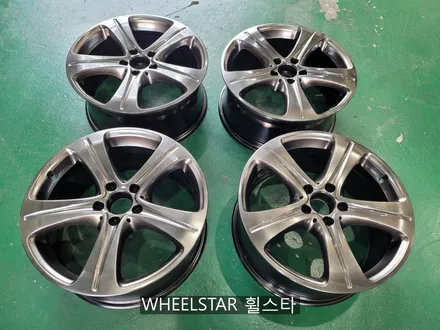 벤츠 E250 W212 18인치 순정휠 고스트실버 시공 [부산휠복원 부산휠수리 부산휠도색비용]_wheelstar / 부산 사상 학장동