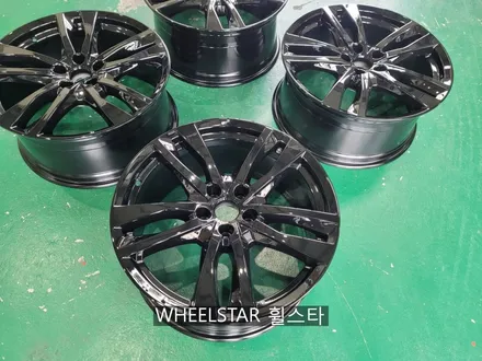 아우디 A6 19인치 순정휠 블랙 하이그로시 시공 [부산휠복원 부산휠수리 부산휠도색비용]_wheelstar / 부산 사상 학장동