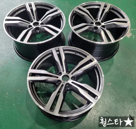 [다이아몬드컷팅][부산 휠복원][부산 휠도색]BMW 6GT 648m 순정휠 20인치 다이아몬드컷팅 시공[부산휠수리 부산휠복원 부산휠도색비용]_wheelstar / 부산 사상 학장동